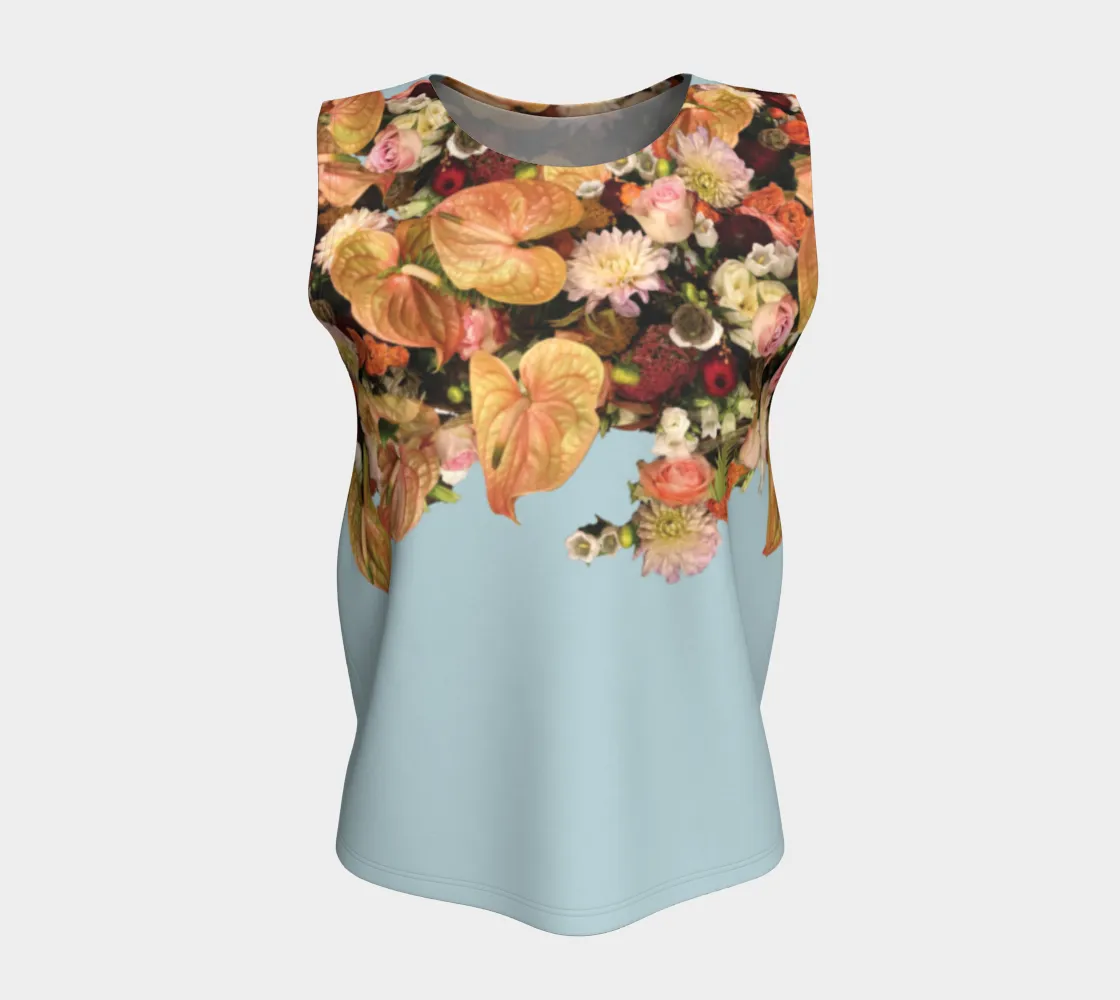 Anthurium Abound Loose Tank Top Long