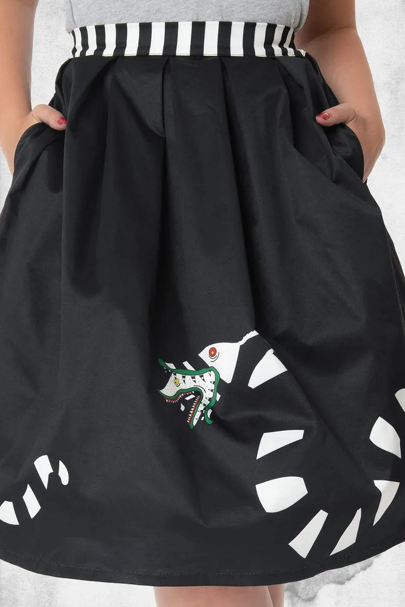 Beetlejuice - Sandworm Jayne Swing Skirt