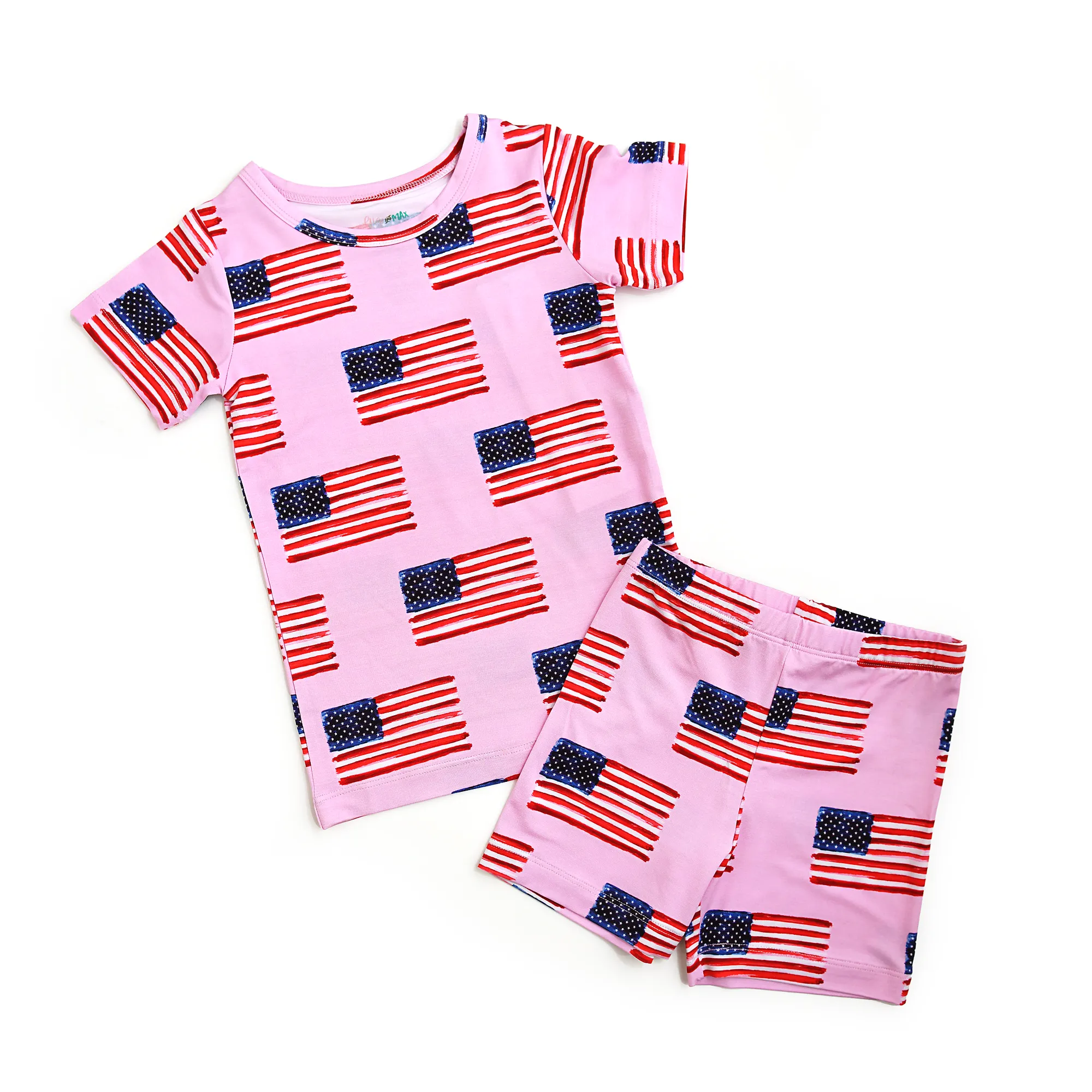 Betty Pink Flag TWO PIECE - SHORTS