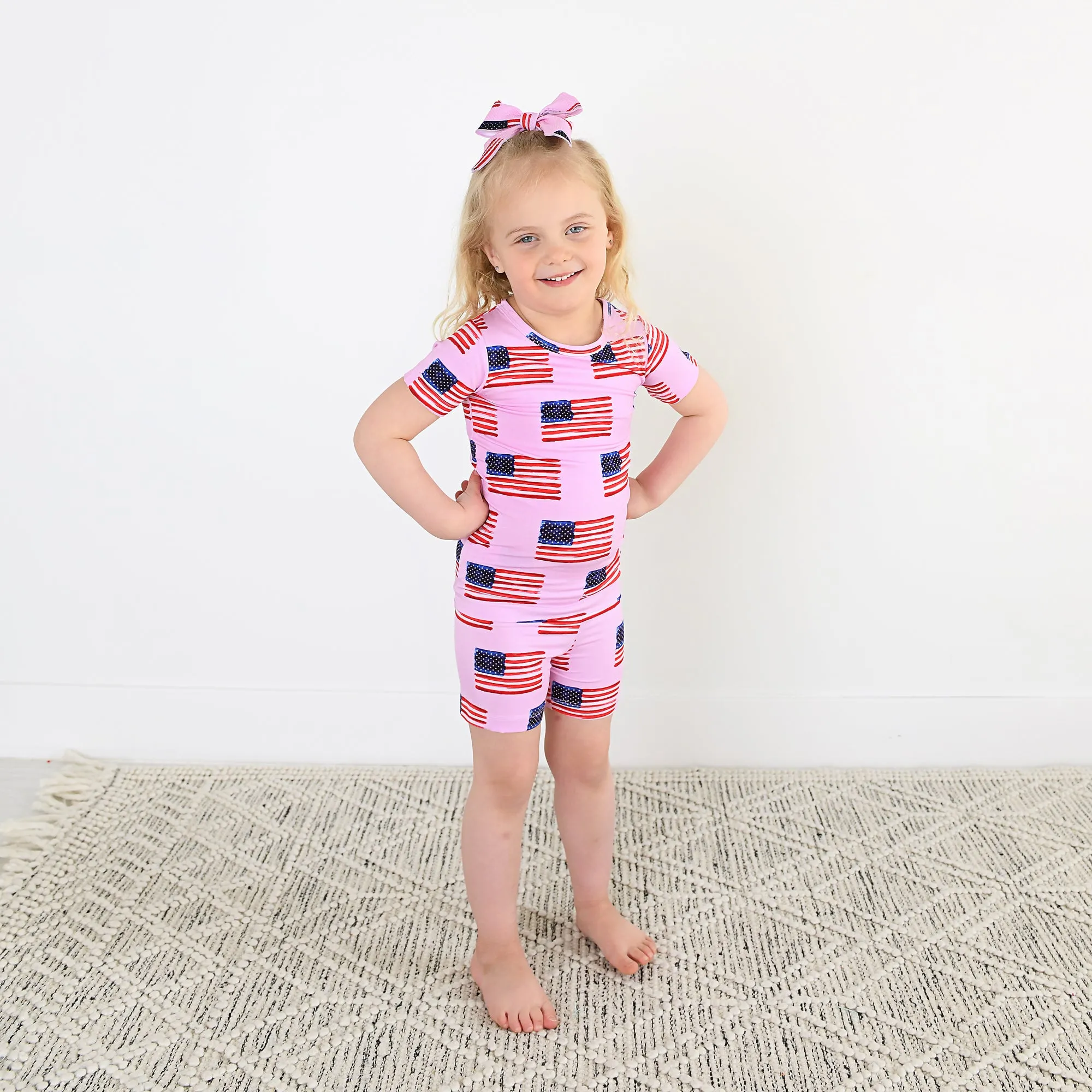 Betty Pink Flag TWO PIECE - SHORTS