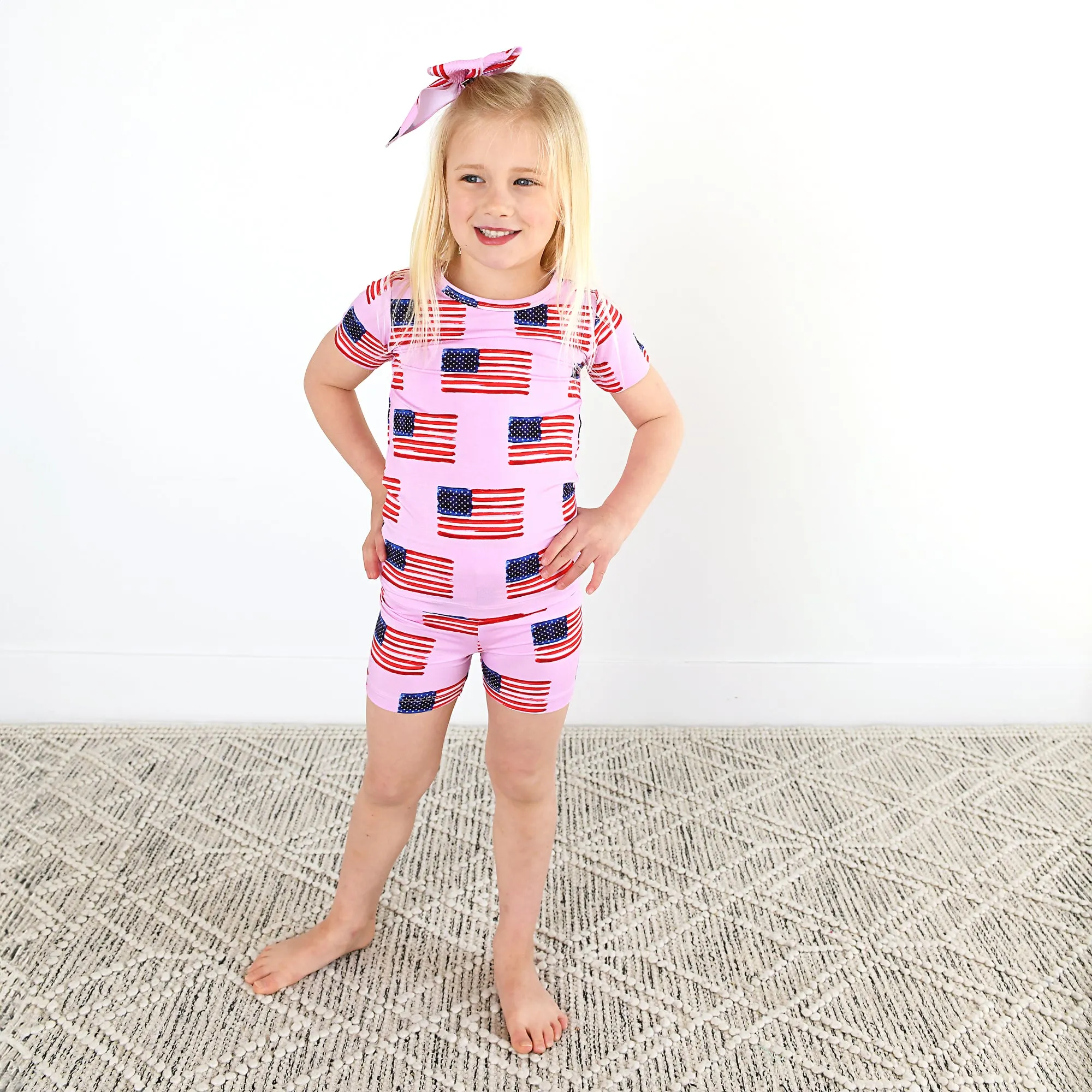 Betty Pink Flag TWO PIECE - SHORTS