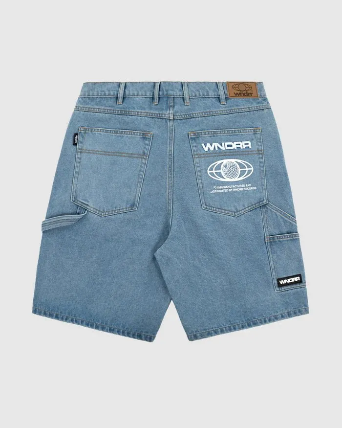 Booster Denim Short - Washed Blue