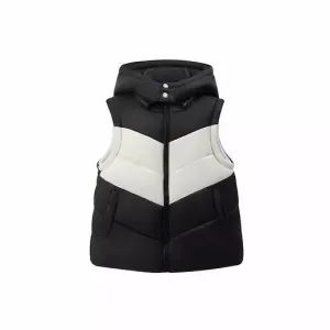 Boys Black and White Bodywarmer