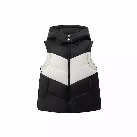 Boys Black and White Bodywarmer