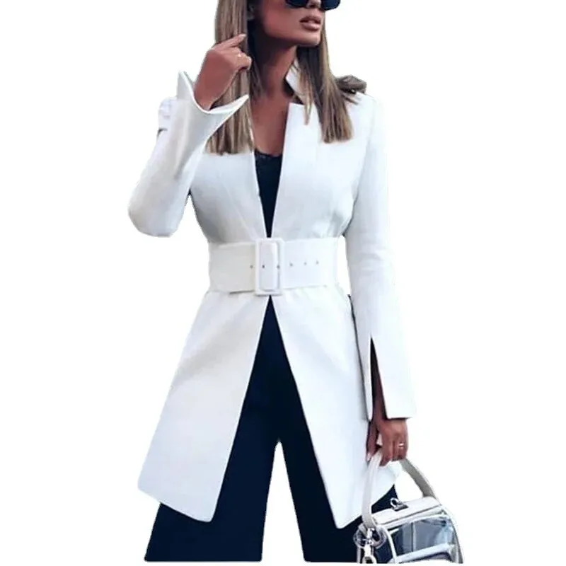Casual Stand-up Collar Blazer