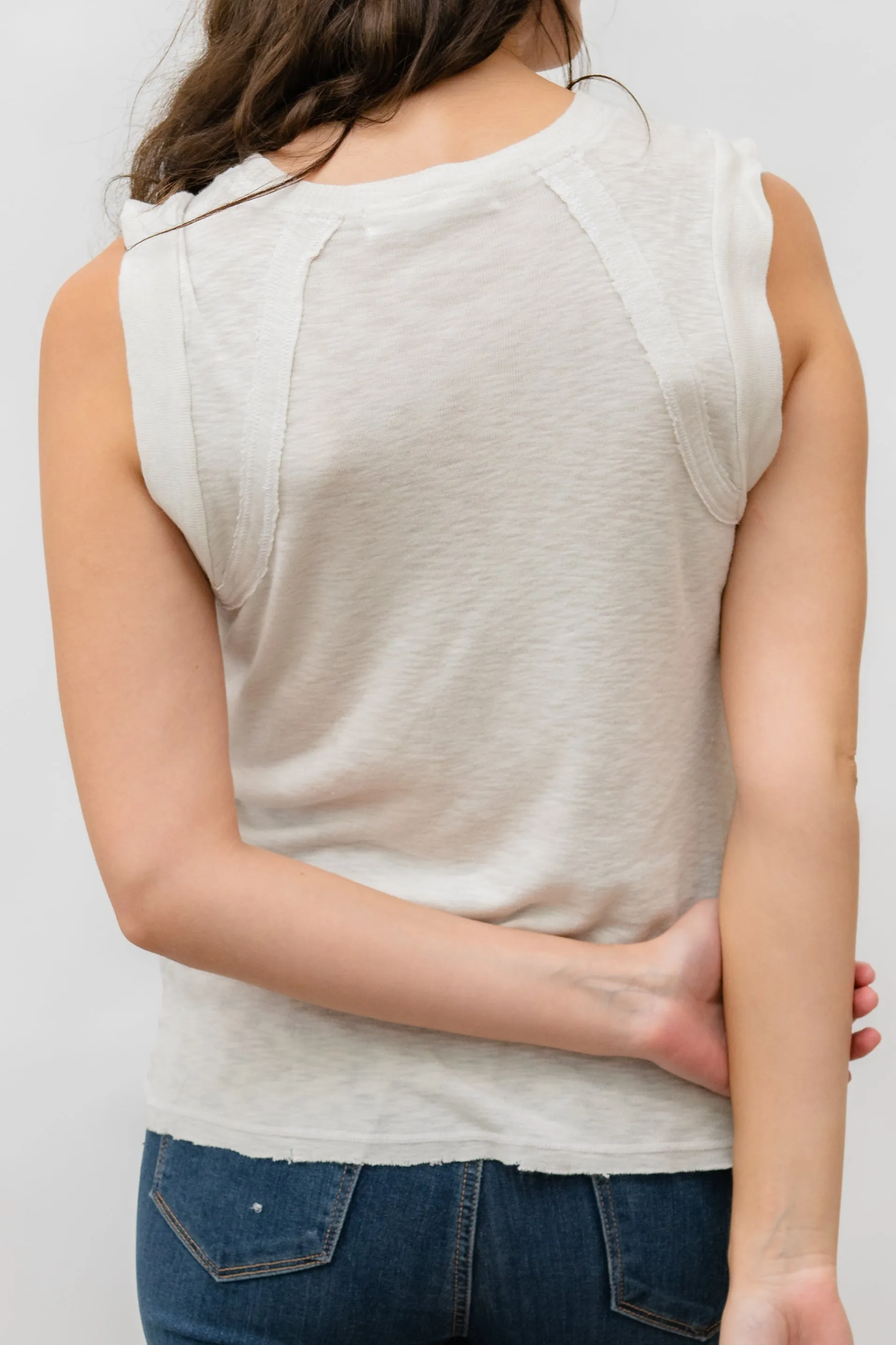 CHERISH THE DAY SEAMED TANK
