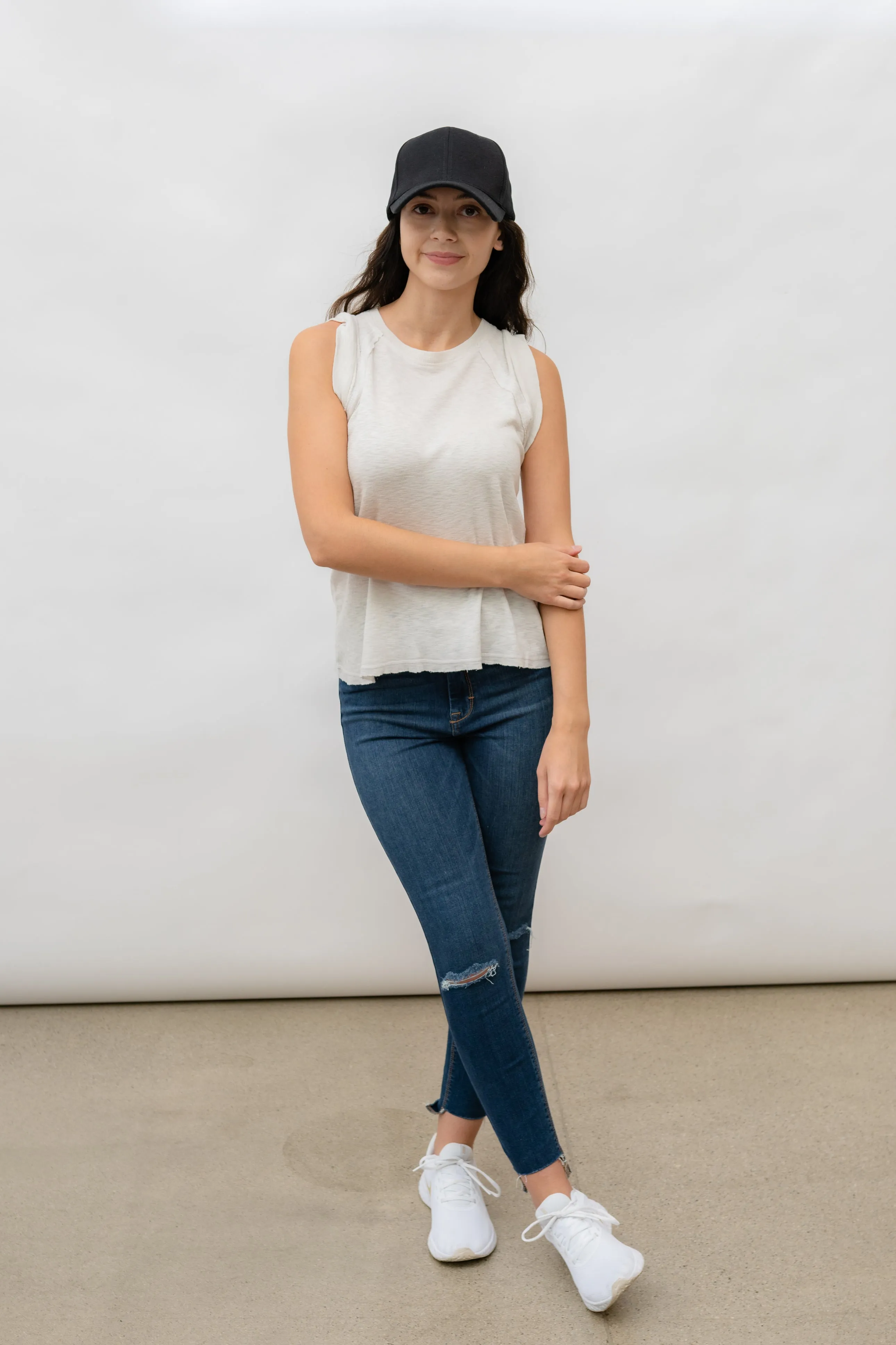 CHERISH THE DAY SEAMED TANK
