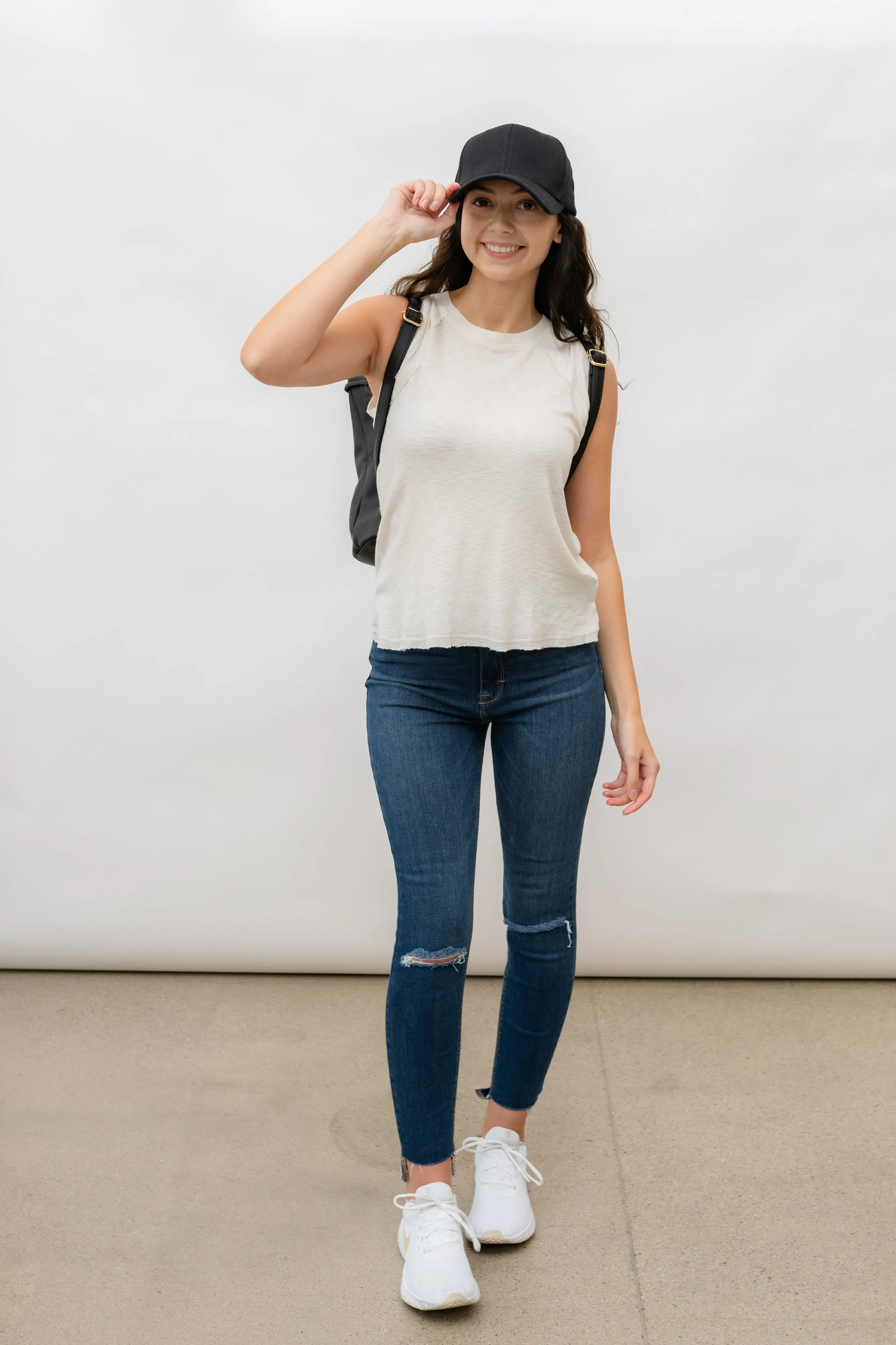 CHERISH THE DAY SEAMED TANK