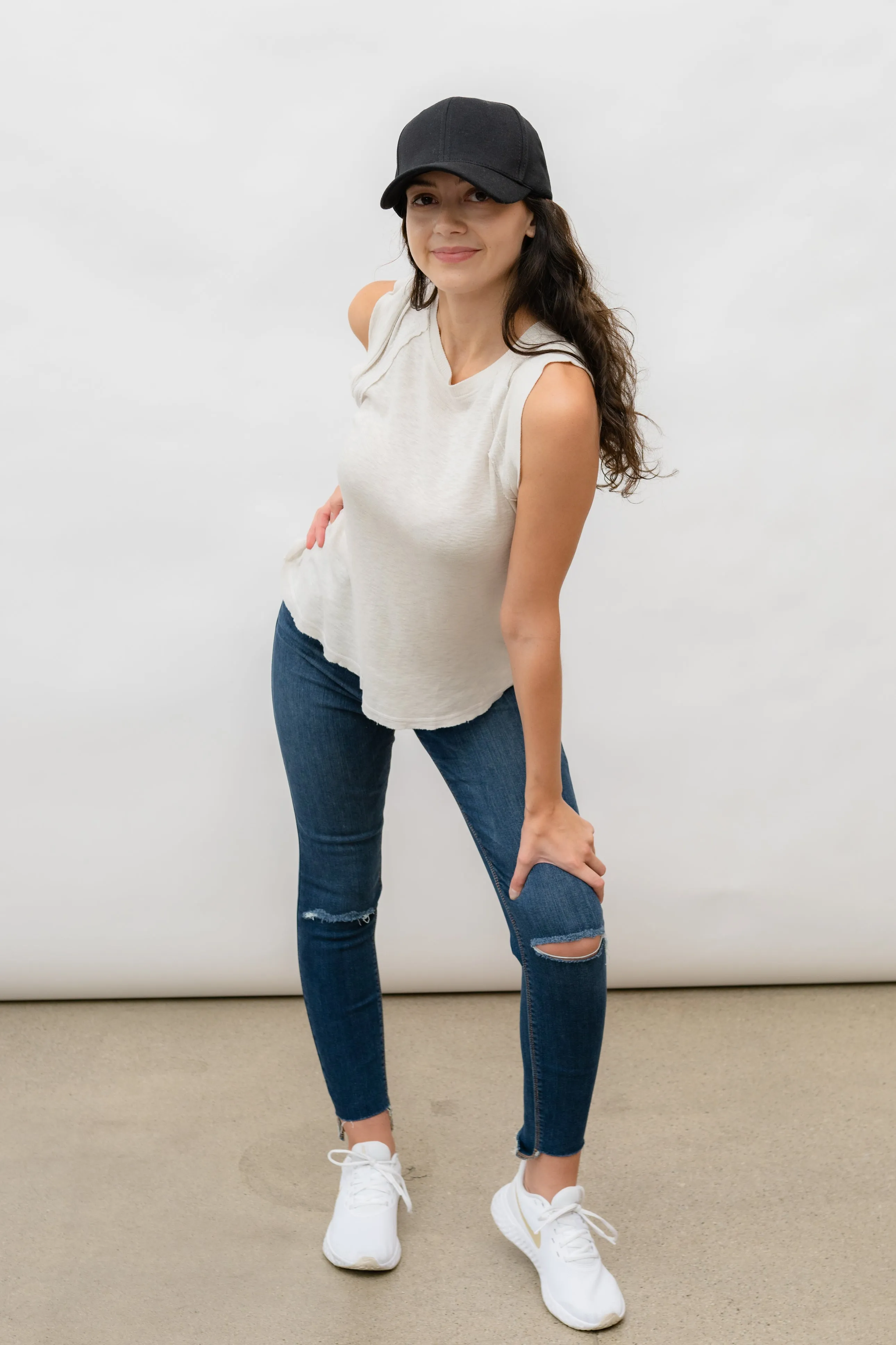 CHERISH THE DAY SEAMED TANK