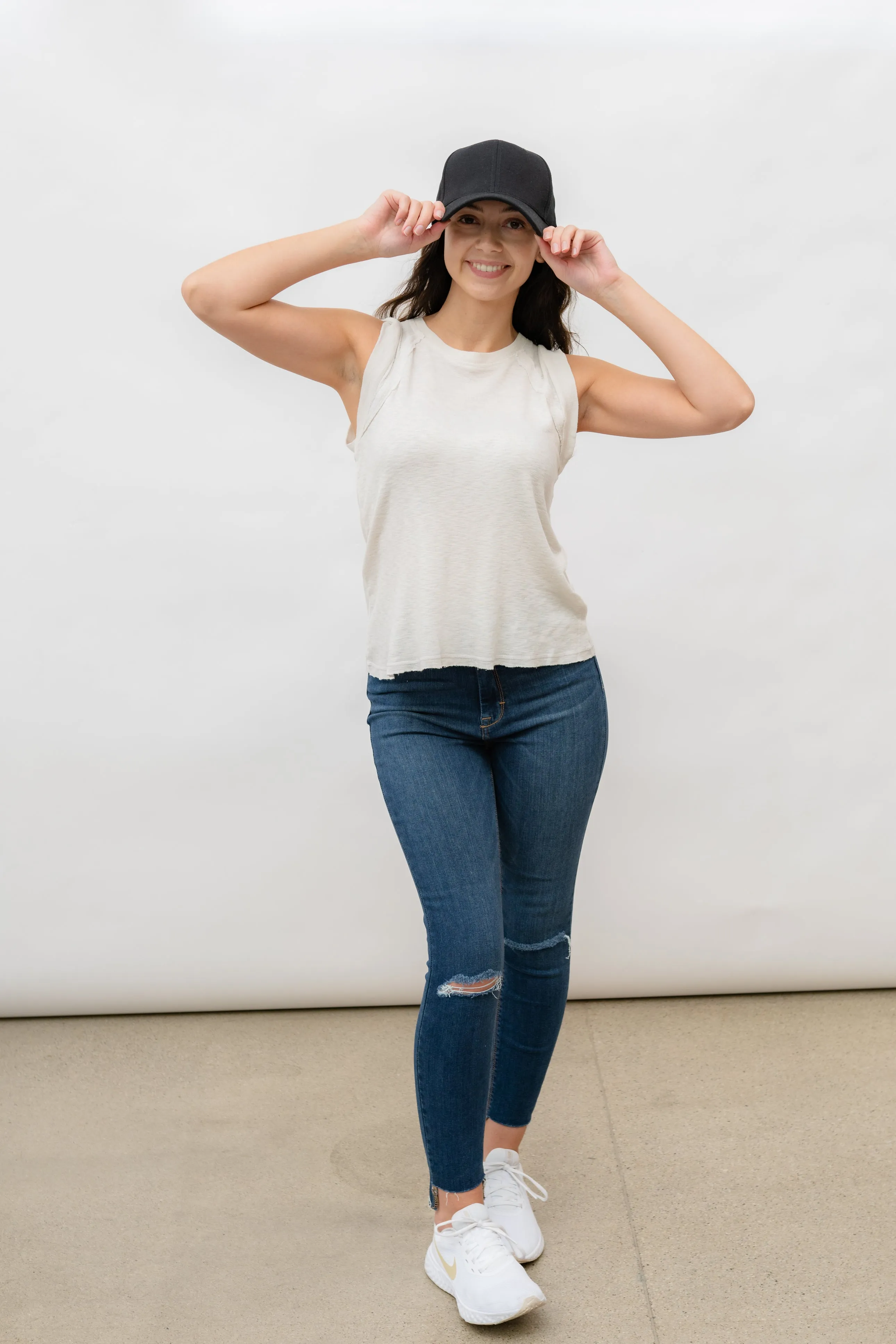 CHERISH THE DAY SEAMED TANK