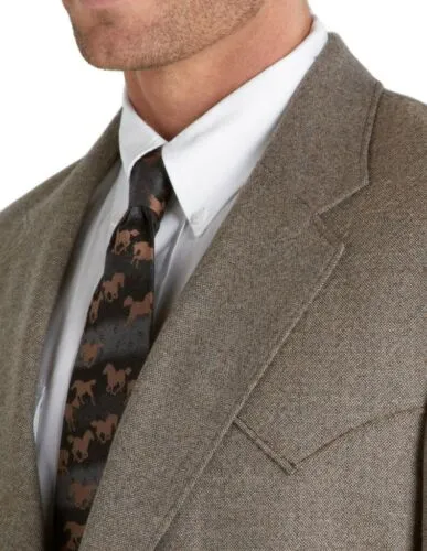 Circle S Men's Plano Lamb's Wool Western Sport Coat