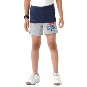 CP BRO BOYS Color Block Slim Fit Navy Color Cotton Shorts - BBTS 02 A