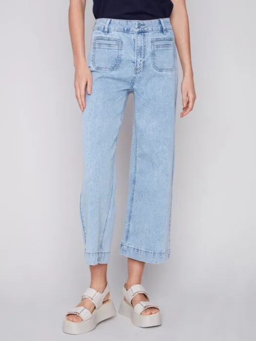 Cropped Wide Leg Cropped Pant