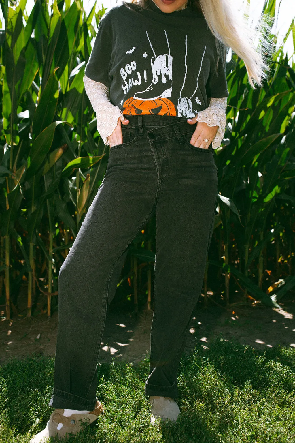 Cross Paths Straight Jeans