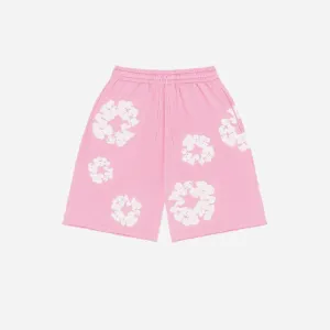 DENIM TEARS THE COTTON WREATH SHORTS PINK