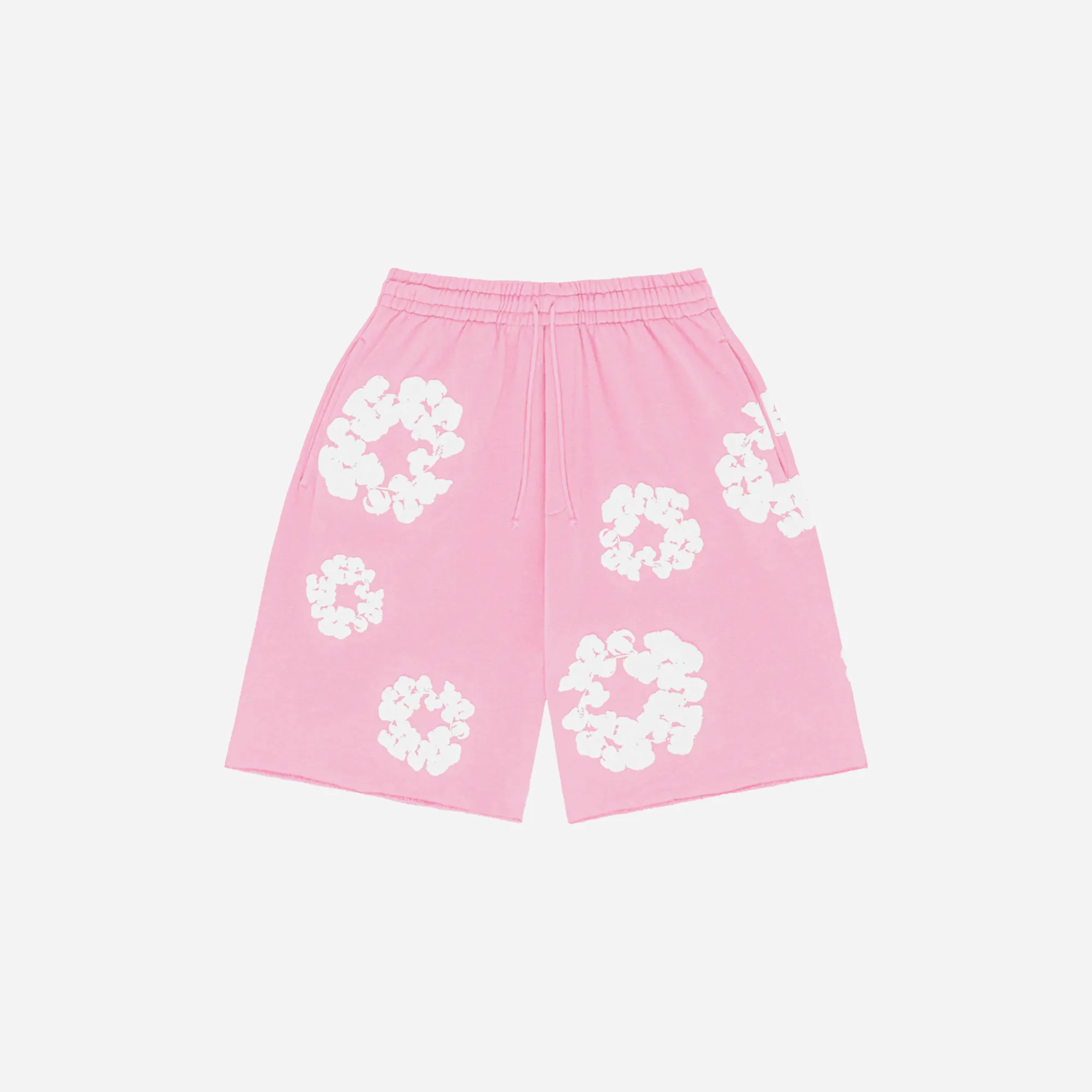 DENIM TEARS THE COTTON WREATH SHORTS PINK