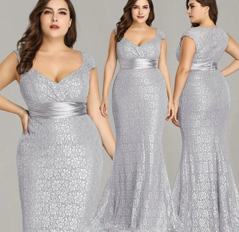 Elegant Mermaid Vintage Party Gown