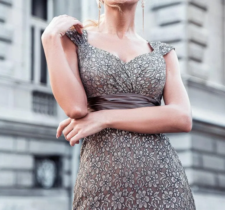 Elegant Mermaid Vintage Party Gown