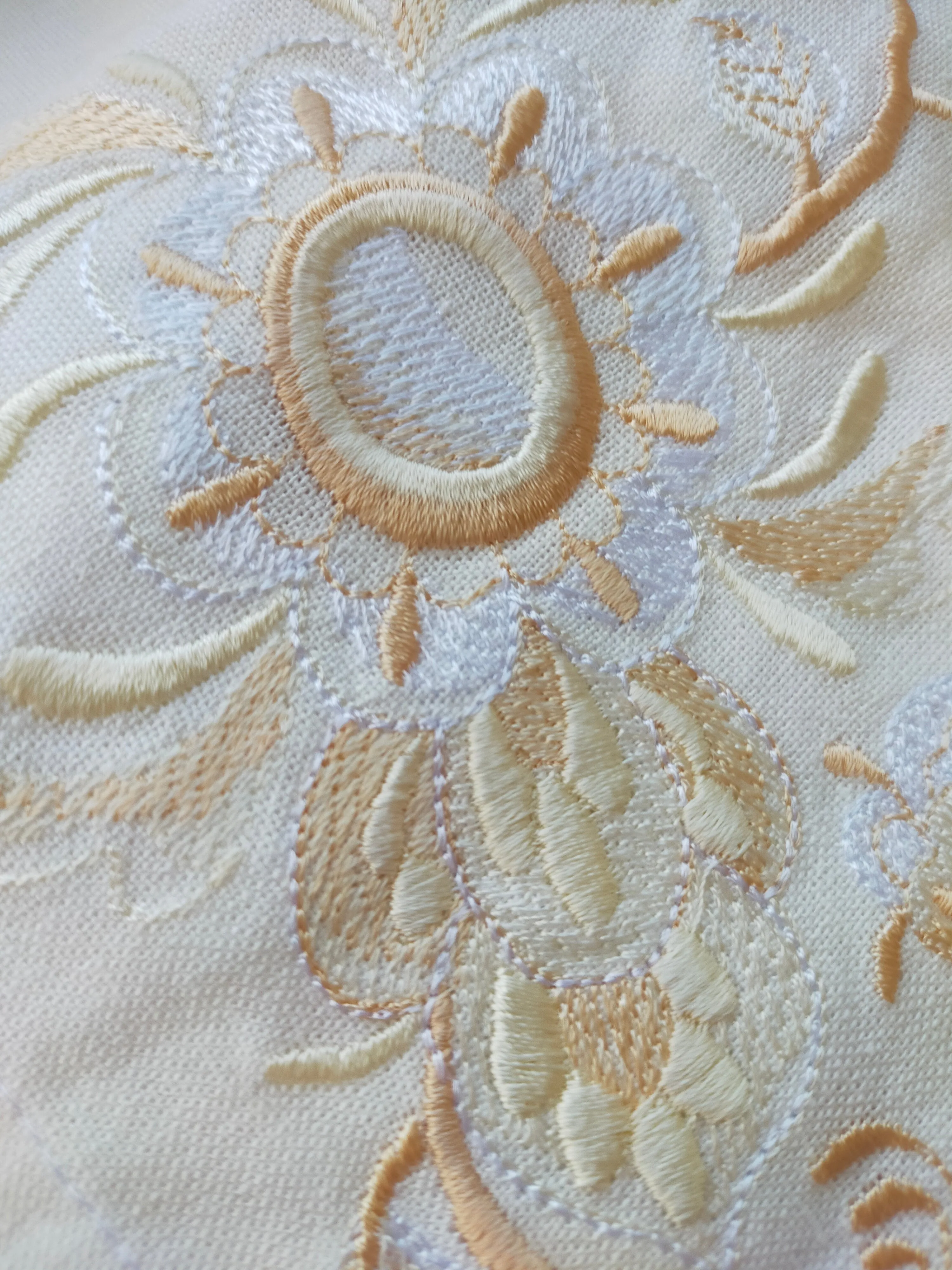 Elegant Ukrainian linen dress with embroidery