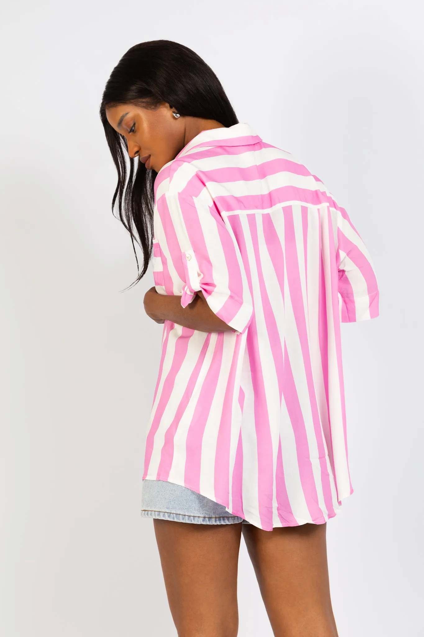 ESTL - Agatha Stripe Shirt - Candy Stripe