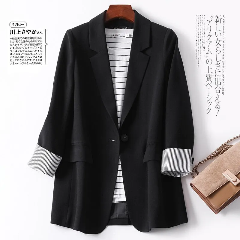 FashionSierra - Vintage Casual Office Ladies Blazer