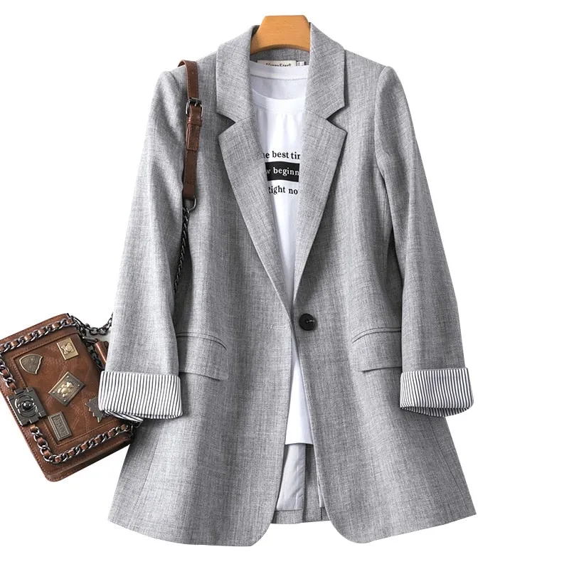 FashionSierra - Vintage Casual Office Ladies Blazer