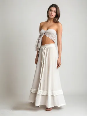 Gardens Of Greece Pearl Lace Skirt