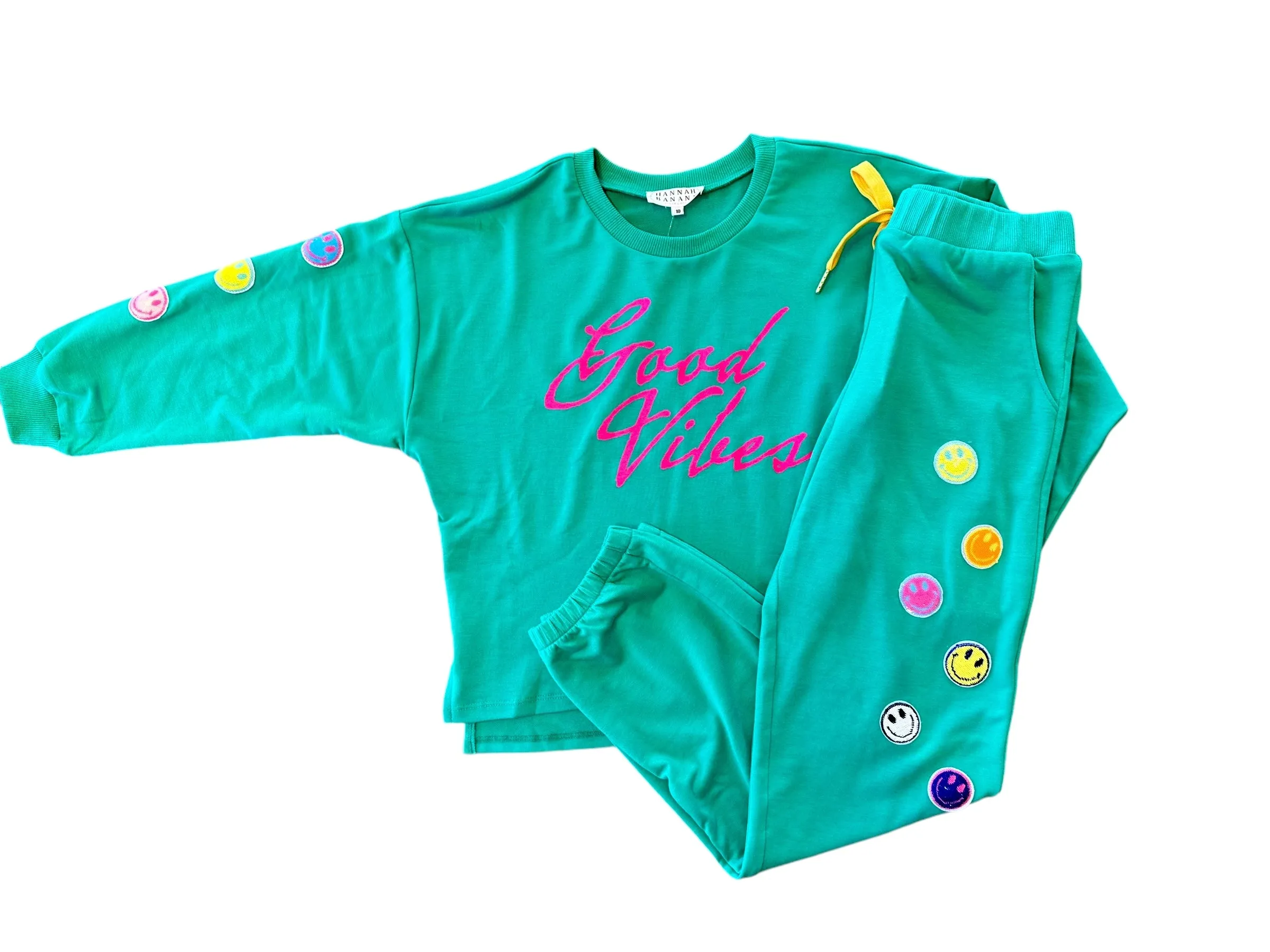 Green Good Vibes Sweatshirt