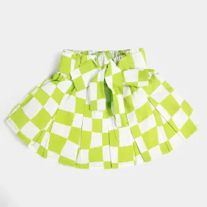 Infant Girls Cotton Casual Skirt - Green