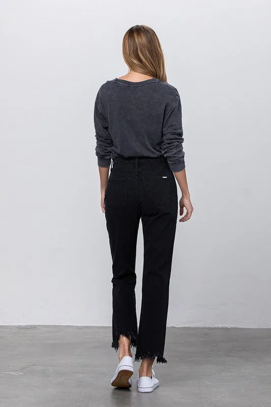 INSANE GENE DESTROYED STRAIGHT JEANS