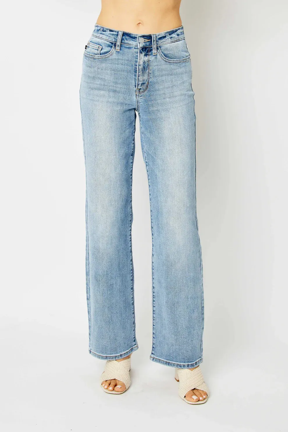 Judy Blue High Waisted Straight Leg Jean