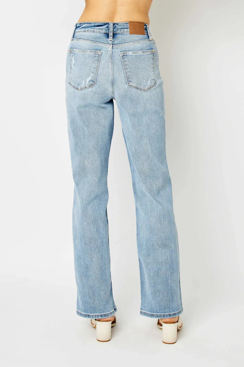 Judy Blue High Waisted Straight Leg Jean