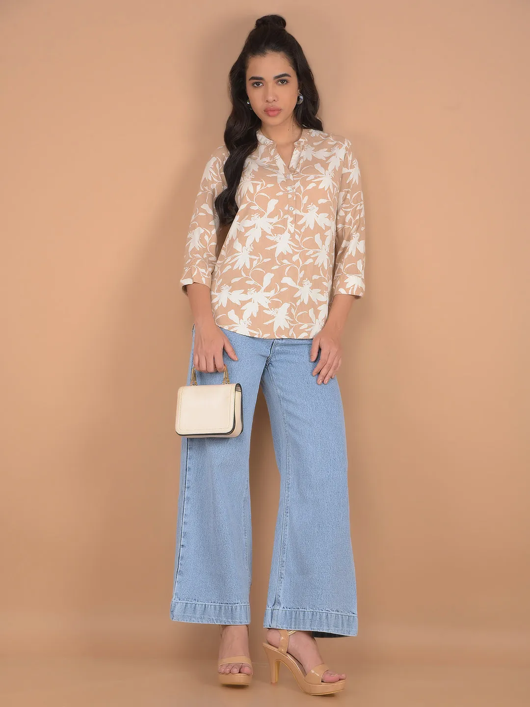 Light Blue Wide Leg Jeans