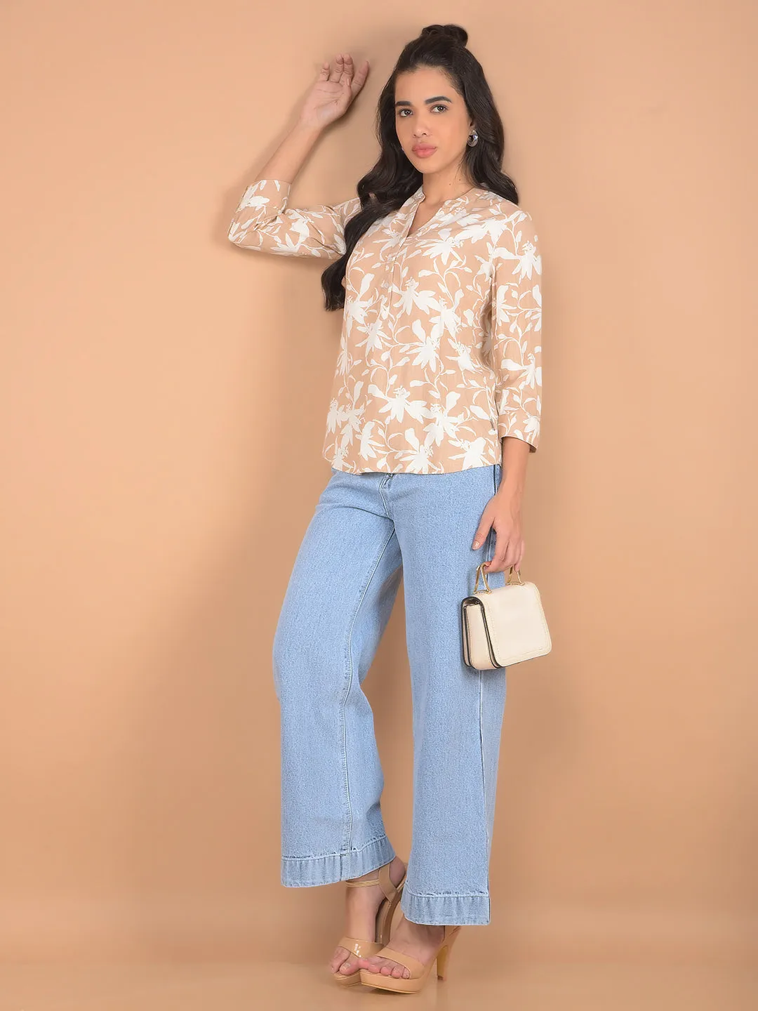 Light Blue Wide Leg Jeans
