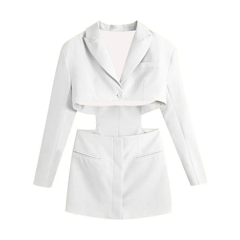 Long Sleeve Bodycon Robe Chemise Set