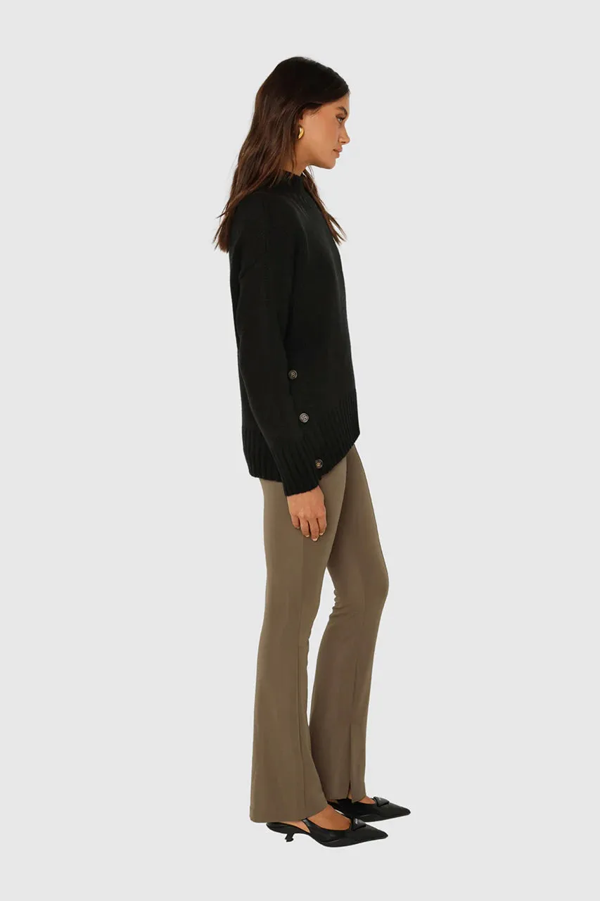 Madison The Label Penny Sweater | Black
