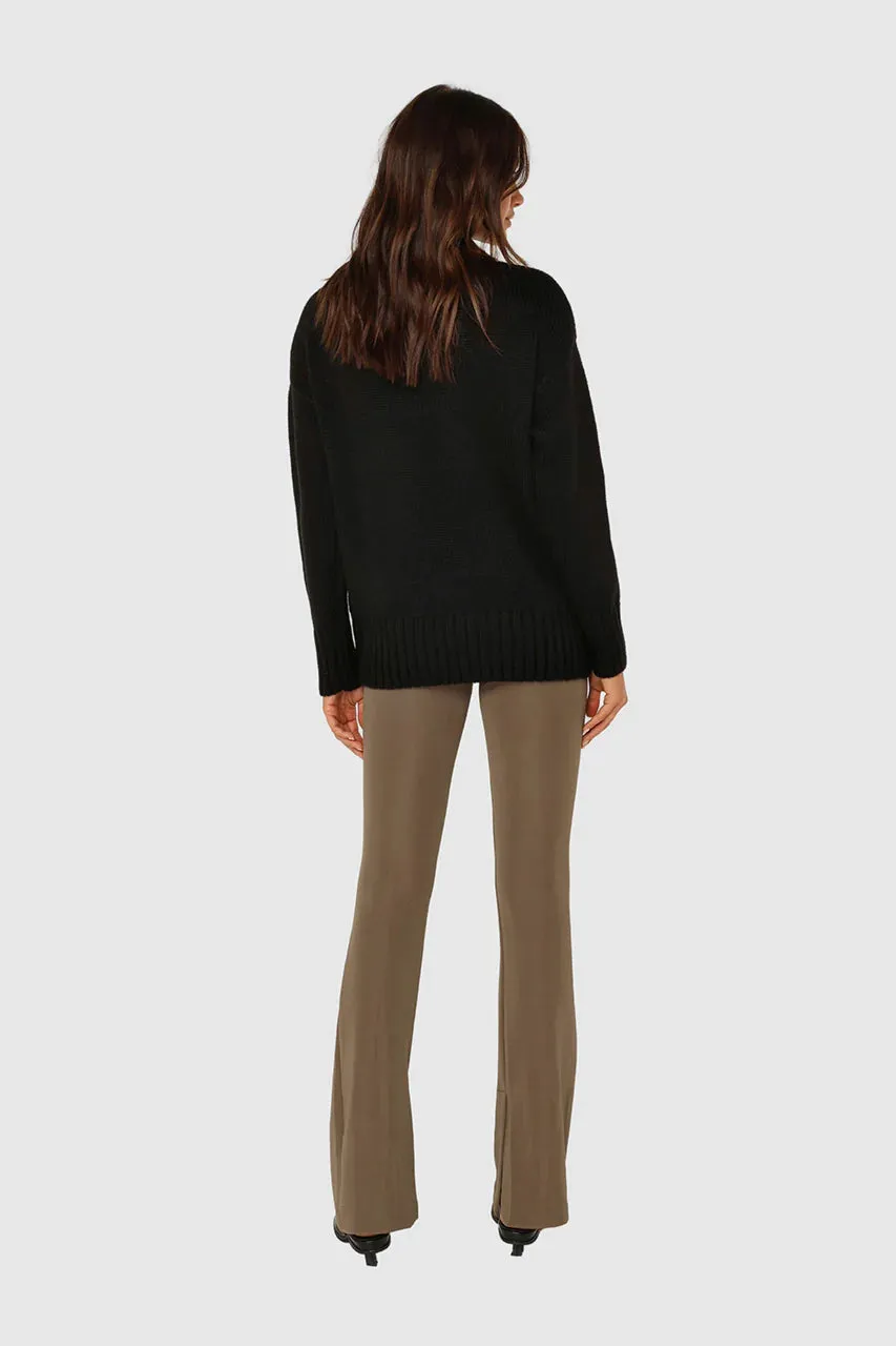 Madison The Label Penny Sweater | Black