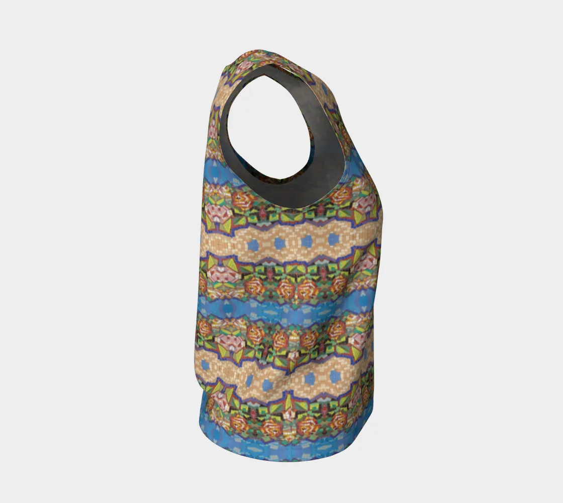 Magnificent Mosaic 4 Loose Tank Top Long