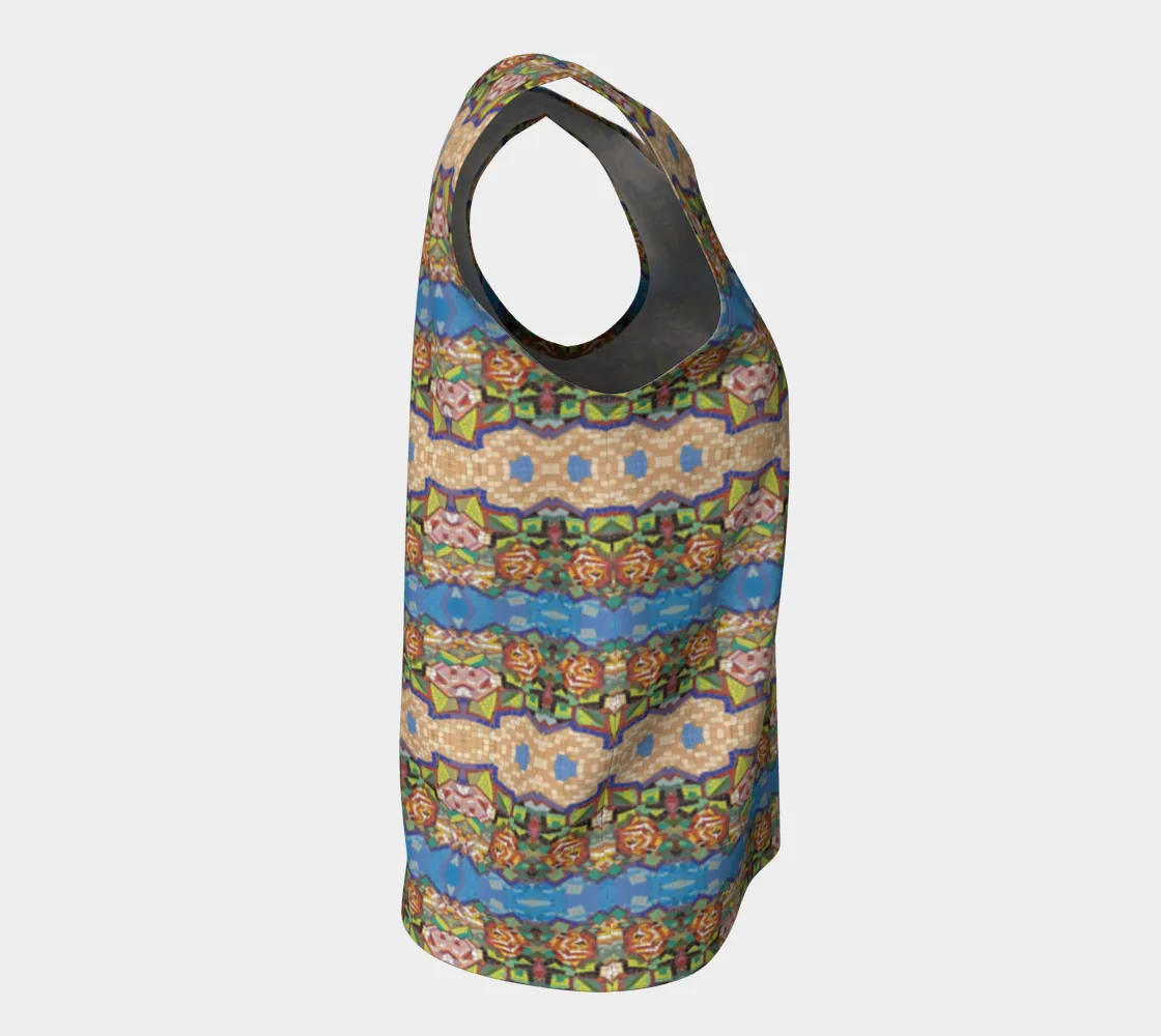 Magnificent Mosaic 4 Loose Tank Top Long