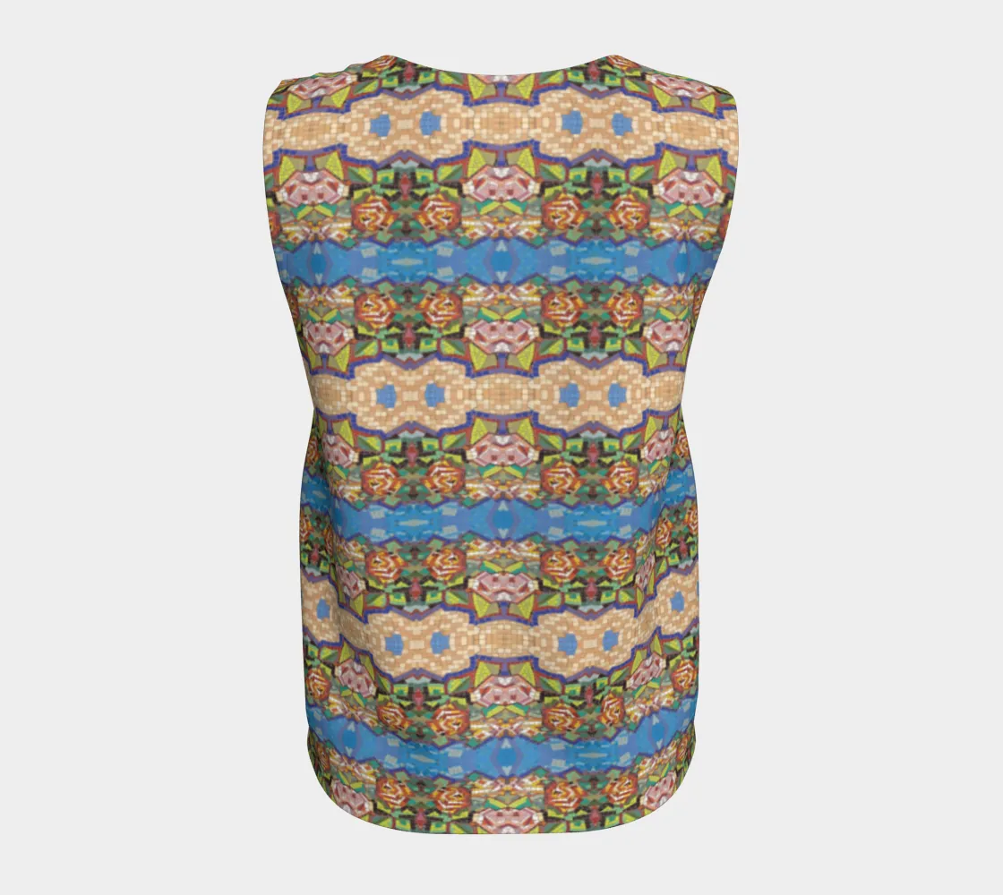 Magnificent Mosaic 4 Loose Tank Top Long