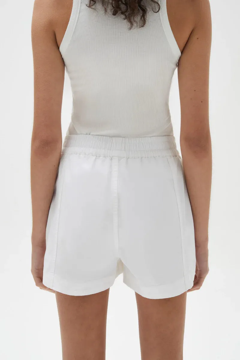 Maia Twill Shorts - White
