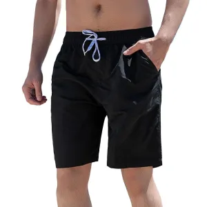 Men's Casual Sports Quick-drying Beach Trunks Five-point Swimming Shorts 93417972L