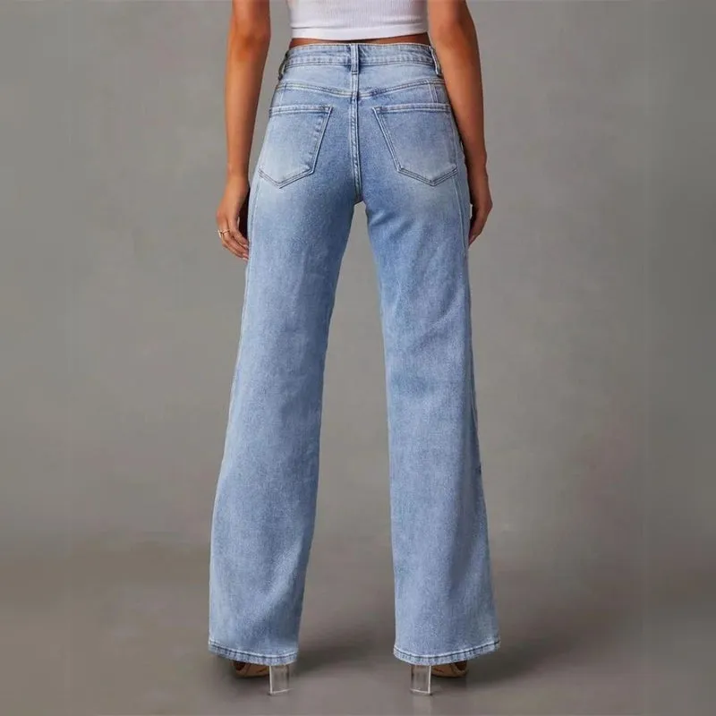 Moderne Flared Jeans voor een Stijlvol Silhouet