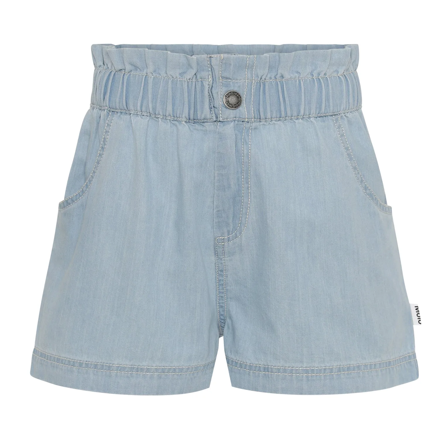 Molo Girls Light Washed Blue Denim Adara Shorts FINAL SALE