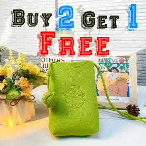 Mugrs™ Vegan Leather Crossbody Phone Bag - Waterproof, Adjustable Strap | 3 Colors   Free Eco Pouch (Buy 2 Get 1 Free)