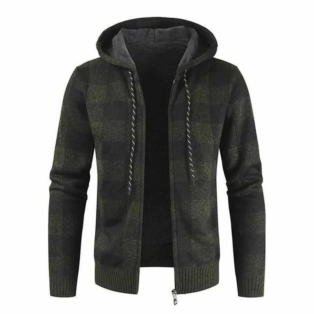 Night Madrid Knitted Hooded Cardigan
