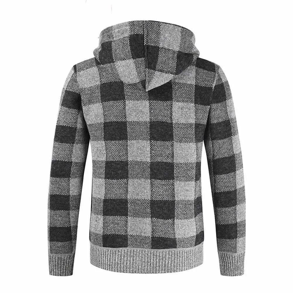 Night Madrid Knitted Hooded Cardigan