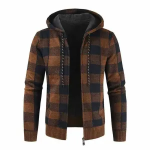 Night Madrid Knitted Hooded Cardigan