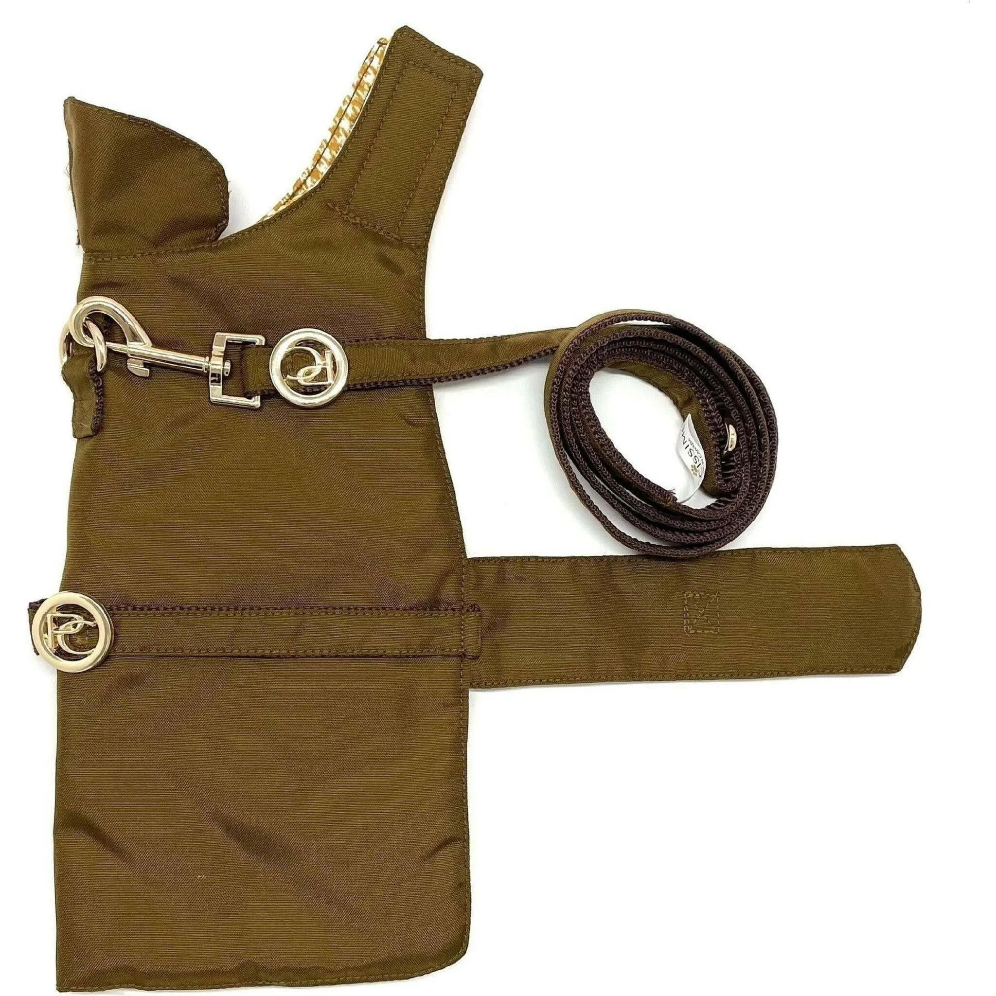 Old Gold Rain Matching Leash
