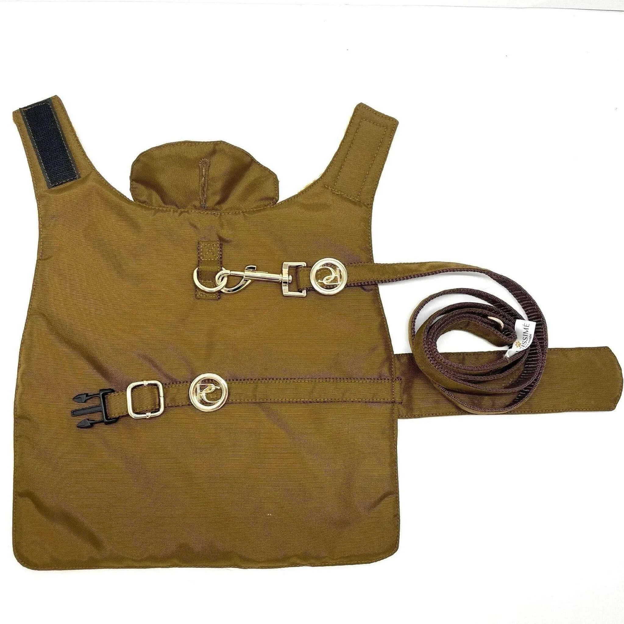 Old Gold Rain Matching Leash